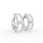 18K Ashoka Diamond Piercing Earrings — 3D VIEW