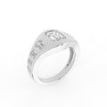 Sterling Silver Diamond Ring — IMAGE URL