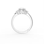 vimg:Z00298|18K Trilogy Round Diamond Ring — FRONT
