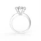 18K Bespoke Round Diamond Solitaire Ring — FRONT