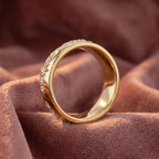 18K Bespoke Diamond Band Ring — AI cloth, in-house