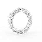 18K Full Eternity Round Diamond Ring — 3D VIEW