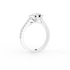 vimg:Z00308|18K Halo Marquise Diamond Engagement Ring — 3D VIEW