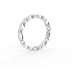 18K Eternity Bezel Diamond Ring — 3D VIEW