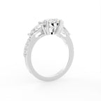 vimg:Z00246|18K Trilogy Marquise Diamond Ring — 3D VIEW