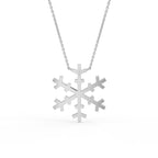 vimg:FJ6483|vimg:FJ6484|vimg:FJ6485|vimg:FJ6486|18K White Gold Snowflake Round Diamond Pendant — BACK