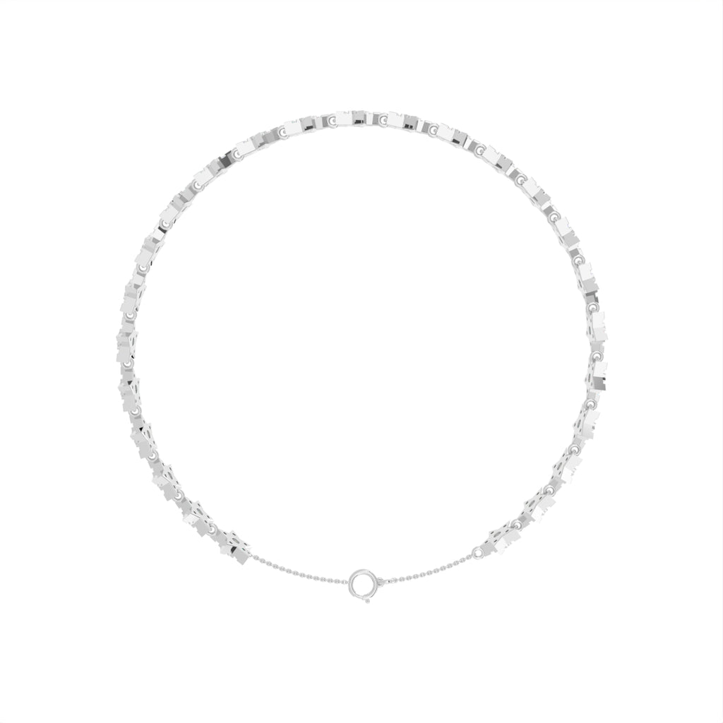 vimg:FJ7084|vimg:FJ7083|18K Yellow Gold Star Round Diamond Bracelet — FRONT