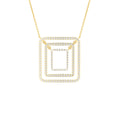 18K Diamond Pendant — FRONT