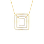 18K Diamond Pendant — FRONT