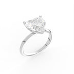 18K Solitaire Diamond Ring — 3D VIEW