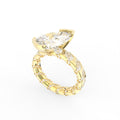 Sterling Silver Pear Diamond Ring — IMAGE URL