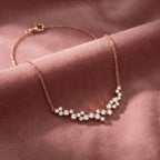 18K Bespoke Cluster Diamond Pendant — AI cloth, in-house