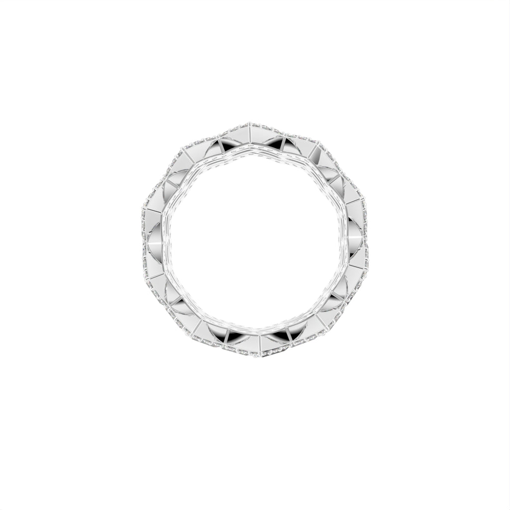 vimg:FJ2791|vimg:FJ3092|18K White Gold Round Diamond Ring — FRONT