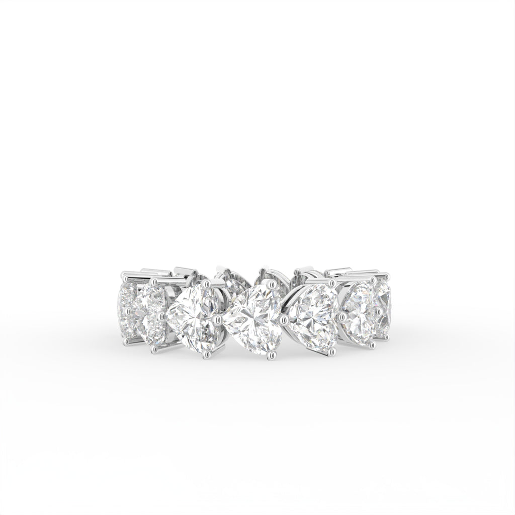 vimg:FJ4883|vimg:FJ4884|vimg:FJ4885|vimg:FJ4886|14K White Gold Full Eternity Heart Diamond Ring — TOP