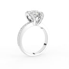 18K Bespoke Round Diamond Solitaire Ring — 3D VIEW