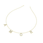 18K Amor Charm Diamond Necklace — 3D VIEW