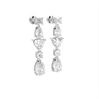 18K Diamond Drop Earrings — 3D VIEW