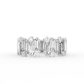 18K White Gold Baguette Eternity Diamond Ring — TOP