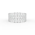 18K Bespoke Pave Diamond Ring — TOP