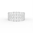 18K Bespoke Pave Diamond Ring — TOP
