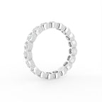 18K Full Eternity Diamond Ring — 3D VIEW