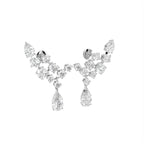 18K Diamond Earrings — 3D VIEW
