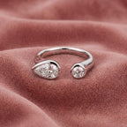 18K Bespoke Bezel Diamond Ring — AI cloth, in-house