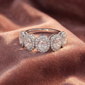 18K Halo Oval Diamond Ring — AI cloth, in-house