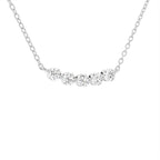 18K Geometric Round Diamond Pendant — 3D VIEW