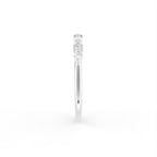 18K Eternity Round Diamond Ring — SIDE