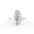 18K Solitaire Diamond Ring — TOP