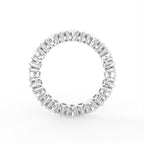 18K Full Eternity Pear Diamond Ring — FRONT