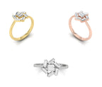 18K Bespoke Baguette Diamond Ring — 3 COLOR