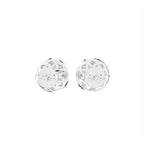 18K Halo Solitaire Diamond Stud Earrings — BACK
