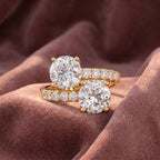 18K Bespoke Round Brilliant Diamond Ring — AI cloth, in-house