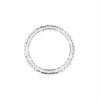18K Eternity Round Diamond Ring — FRONT