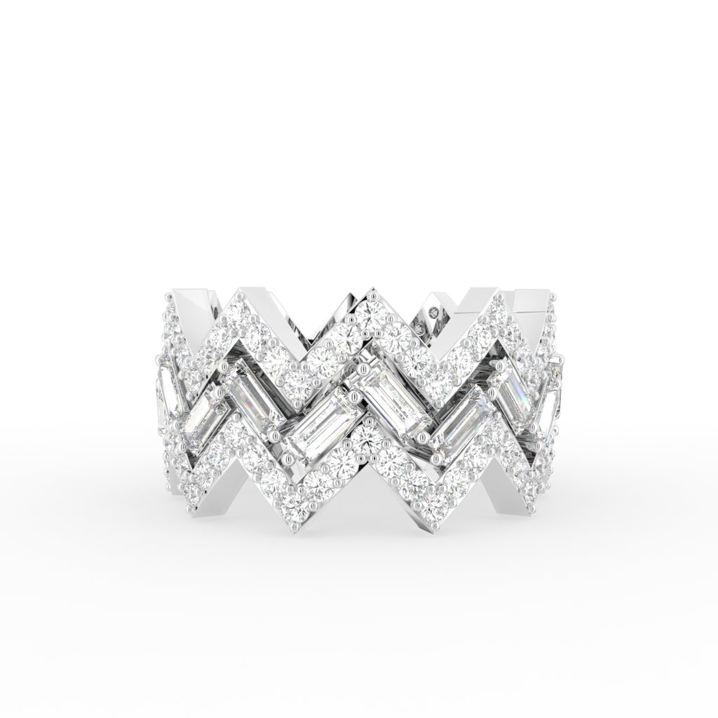 vimg:FJ2791|vimg:FJ3092|18K White Gold Round Diamond Ring — TOP