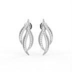 18K Lab Grown Diamond Earrings — TOP