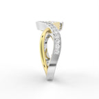 Sterling Silver Diamond Ring — 3D / RIGHT