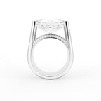 18K Bespoke Solitaire Diamond Ring — FRONT