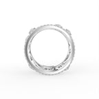 18K Bespoke Openwork Pave Diamond Ring — FRONT