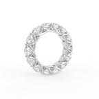 18K Full Eternity Round Diamond Ring — 3D VIEW