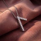18K Hagalaz Viking Round Diamond Pendant — AI cloth, in-house