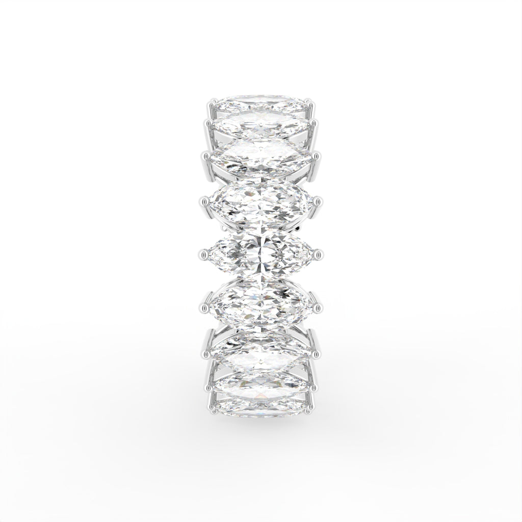 18K Eternity Diamond Ring — SIDE