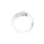 18K Bespoke Oval Diamond Ring — FRONT