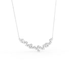 18K Bespoke Cluster Diamond Pendant — 3D VIEW