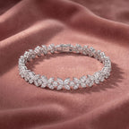 14K Marquise Diamond Bracelet — AI cloth, in-house