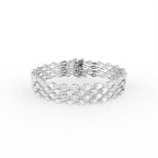 18K Gold Marquise Diamond Bracelet — TOP