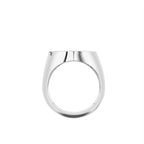 18K White Gold Baguette Diamond Ring — FRONT