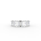 18K White Gold Eternity Ashoka Diamond Ring — TOP